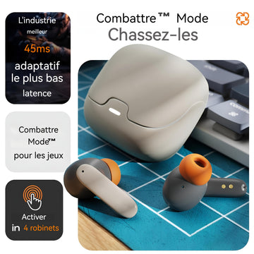 Écouteurs bluetooth 5.4 écouteur tws hifi sans fil avec enc réduction antibruit mic casque bluetooth sport étanche haute qualité